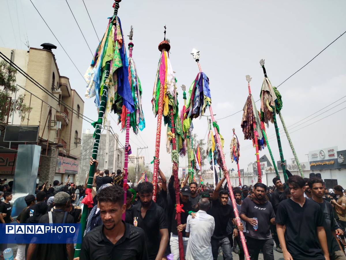 مراسم عزاداری روز عاشورا در میناب