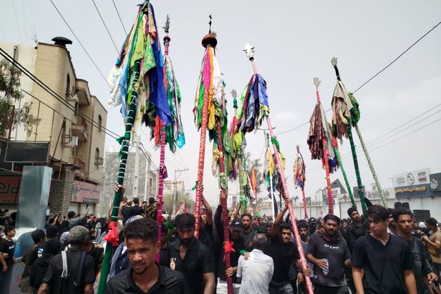 مراسم عزاداری روز عاشورا در میناب