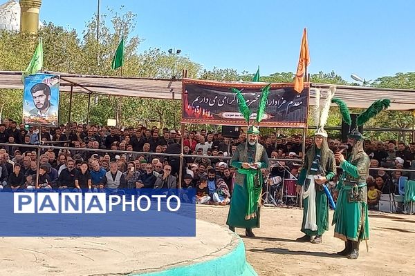 مراسم تعزیه‌خوانی شهادت امام رضا(ع) شهرستان میان جلگه نیشابور 