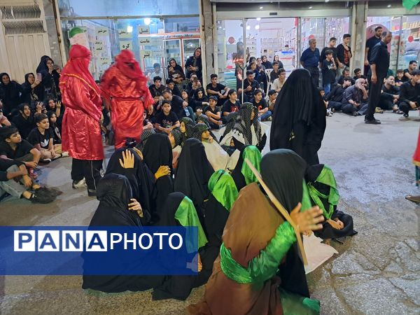 آیین خیمه سوزان در مسجد ابوالفضل قائمشهر