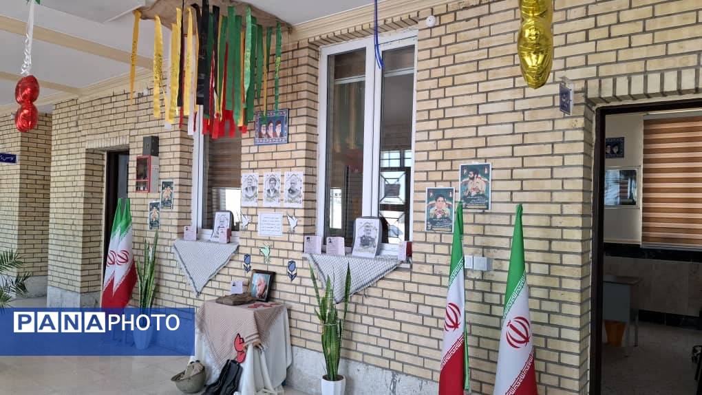 غبارروبی نمازخانه‌های مدارس قشم در آستانه سال تحصیلی جدید