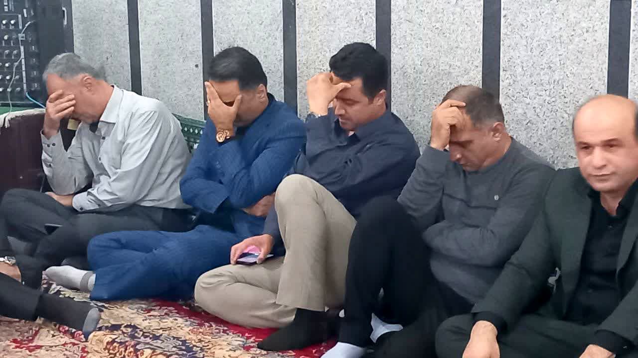 مراسم شهادت دبیر کل حزب الله لبنان در مسجد امام سجاد(ع) قائمشهر