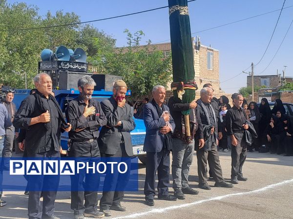 مراسم عزاداری و زنجیر زنی شهادت امام حسن مجتبی(ع) و رحلت پیامبر اکرم (ص) در  روستای کفکی خراسان رضوی