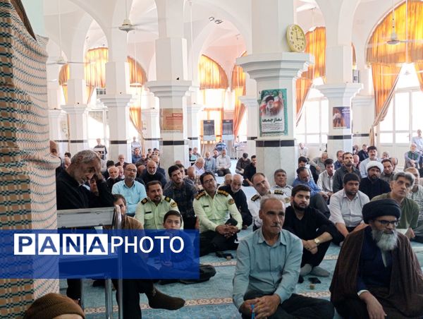 نماز عبادی سیاسی جمعه به امامت امام جمعه موقت شهرستان خلیل آباد