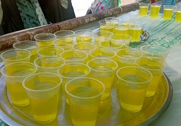  خروش مردم روستای مارکده در عید غدیر