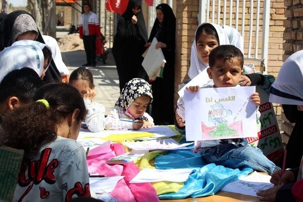 راهپیمایی باشکوه روز قدس در شهرستان بام و صفی آباد