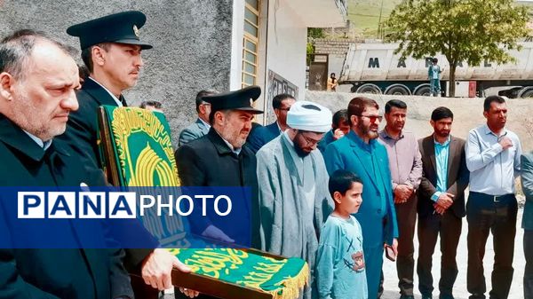 ورود پرچم متبرک حرم رضوی به شهرستان مارگون