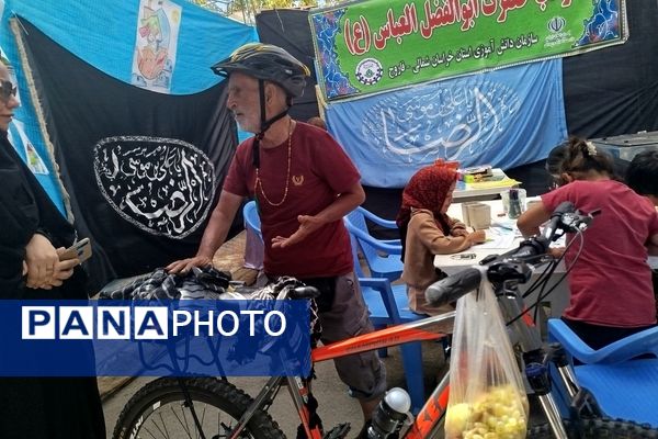 برپایی موکب سازمان دانش‌آموزی شهرستان فاروج