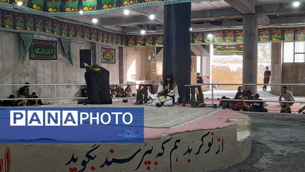 مراسم تعزیه‌خوانی، در روستای مارکده‌
