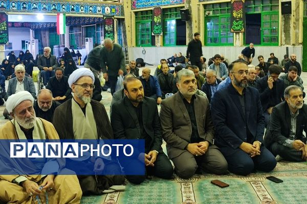 گرامیداشت شهدای جبهه مقاومت در قائمشهر