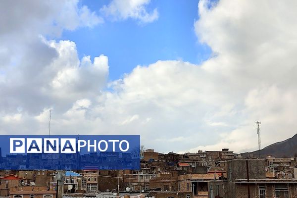 حال هوای شهر زیبای بار بعد از اولین بارش باران زمستانی