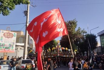 عزاداری مردم قروه در روز تاسوعا