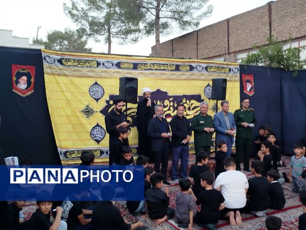بازدید مسئولان بسیج کاشمر از هیئت دانش آموزی انصار المهدی (عج) رهروان شهدا و قاسم بن الحسن 