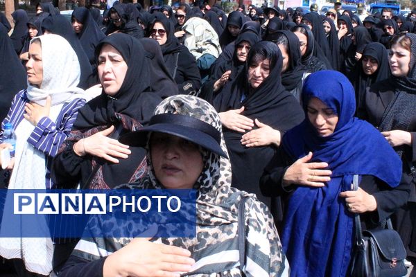 تشییعی که بهارستان را یکپارچه عزادار و مفتخر کرد