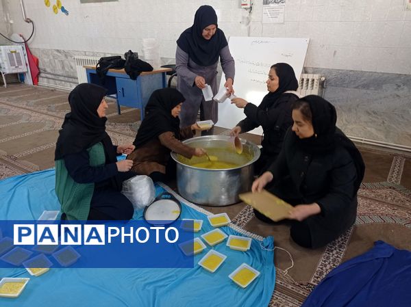 مراسم عزاداری شهادت حضرت فاطمه زهرا(س) در مدرسه شهید خاقانی شیروان