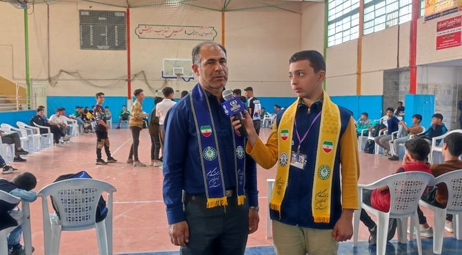 برگزاری اردوی تمشک پسران در شیروان