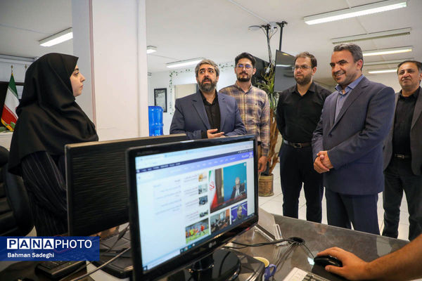 بازدید احمد محمودزاده معاون وزیر آموزش و پرورش از خبرگزاری پانا