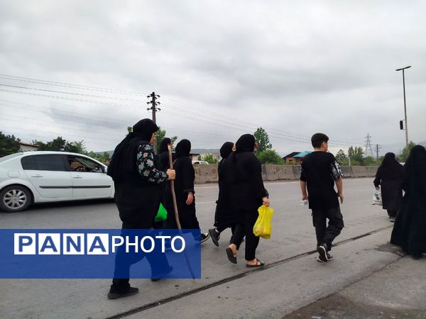 پیاده‌روی اربعین حسینی در آمل 