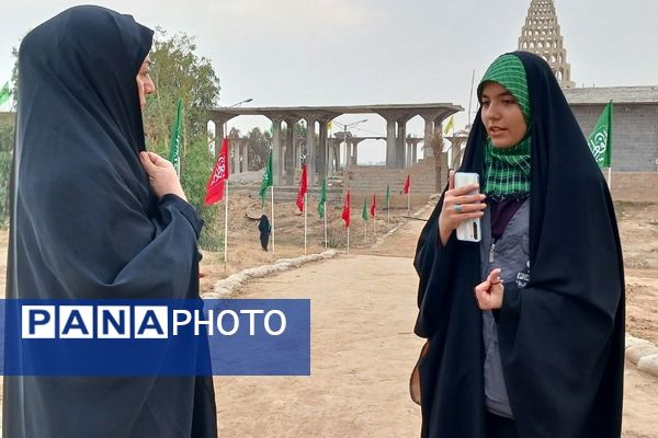 بازدید دوره دوم  دانش‌آموزان دختر  بهارستانی از سرزمین نور