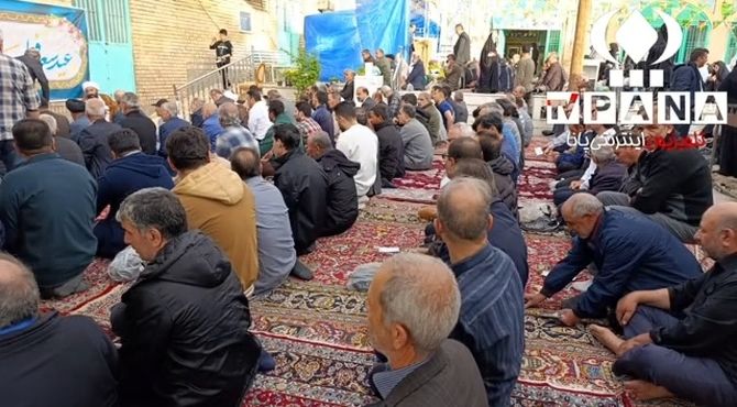 اقامه نماز عید سعید فطر در شهر کهک