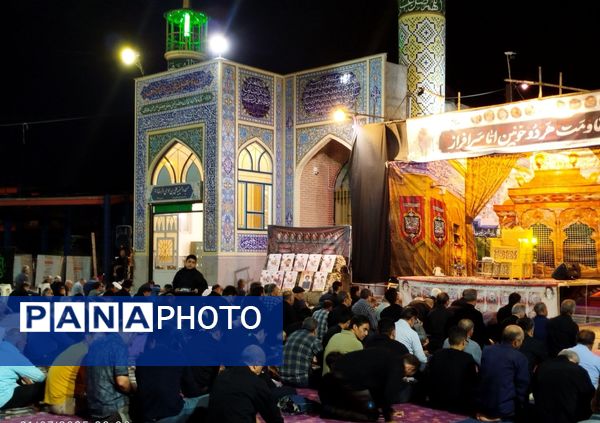 مراسم شب ششم  محرم در گلزار شهدای نیشابور