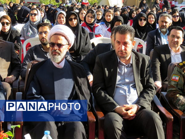 رزمایش دانش‌آموزی پدافند غیرعامل در شهرستان بجنورد 