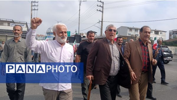 فریاد امت و راهپیمایی بشارت نصر در شهرستان محمودآباد