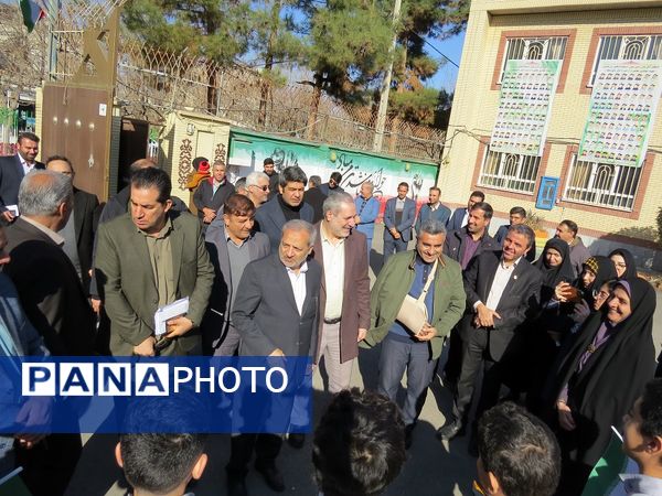 کلنگ زنی نمازخانه مدرسه پسرانه تیزهوشان بجنورد