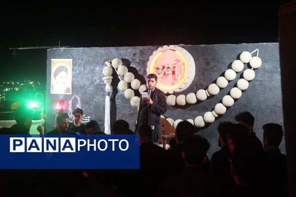 مراسم عزاداری شب چهارم محرم در هیات مکتب‌‌‌الزهرا حاجی‌آباد 