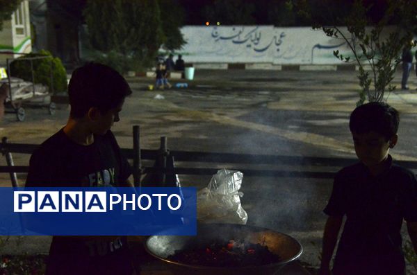 مراسم عزاداری شب پنجم محرم در هیئت فرهنگیان دهه اول محرم