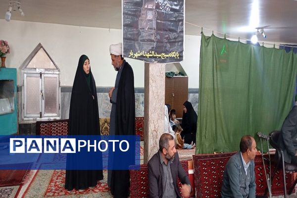 میز خدمت در مسجد جامع شهر بار نیشابور