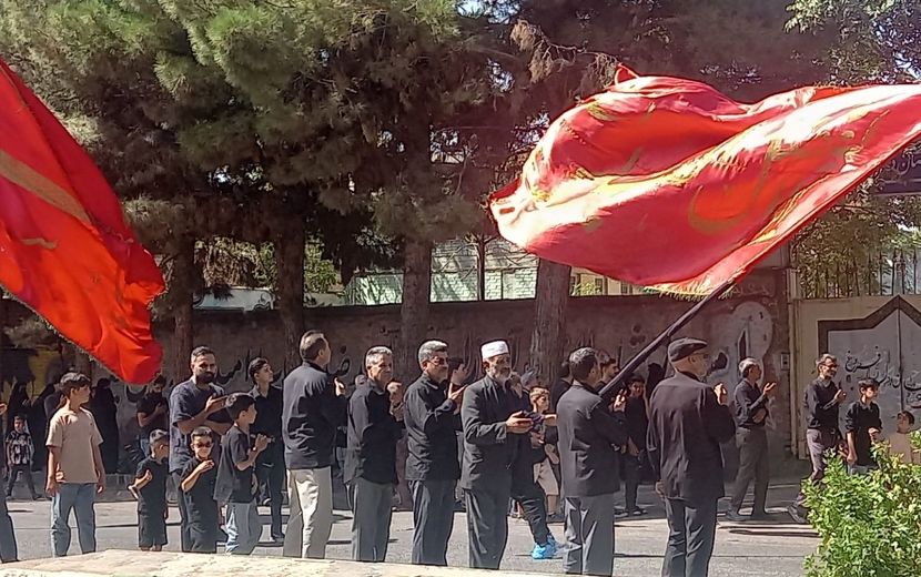 راهپیمایی جاماندگان اربعین حسینی در باخرز 