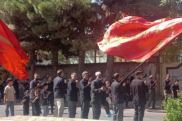 راهپیمایی جاماندگان اربعین حسینی در باخرز 