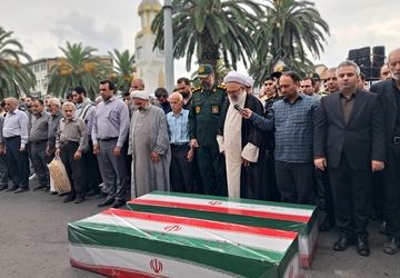 قائمشهر میزبان دو شهید حادثه تروریستی صهیونیست‌ها