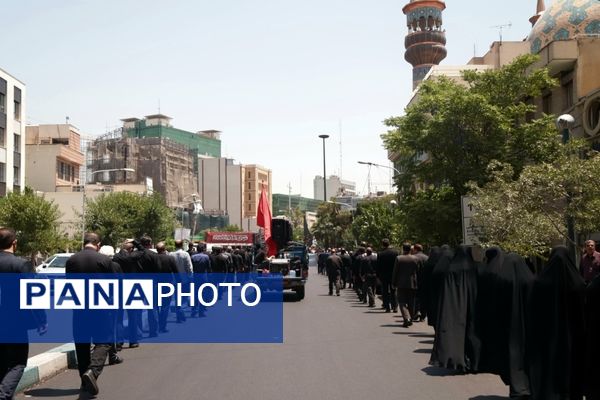 برپایی دسته عزاداری اداره‌کل آموزش و پرورش شهر تهران 