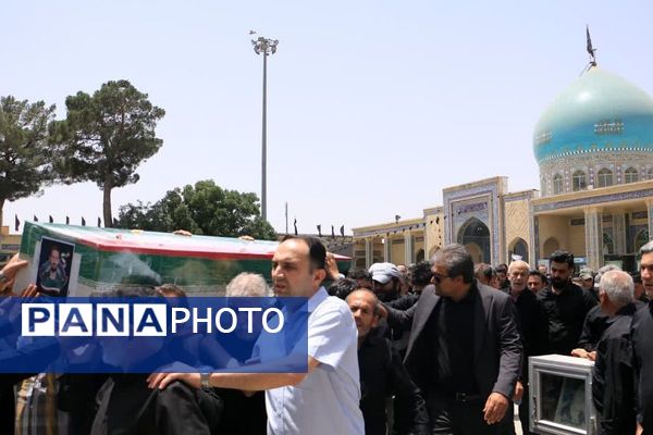 برگزاری مراسم تشییع پیکر مطهر  شهیدان مدافع وطن ، مصطفی بیات و غلامرضا سوری در آستان مقدس بی‌بی سکینه(س) صفادشت 