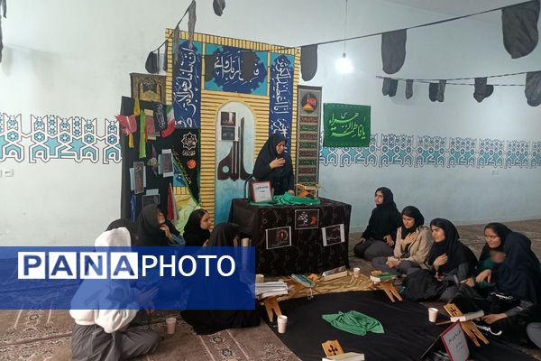 پیوند دل‌های دانش‌آموزان شهرقدس در سوگ حضرت زهرا(س)