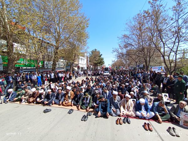 حضور پرشکوه مردم باخرز در راهپیمایی روز قدس