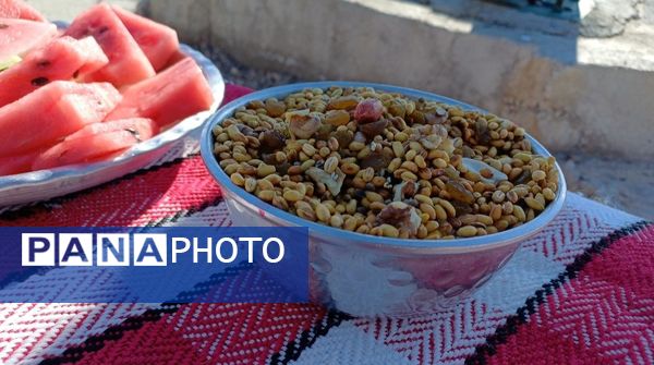 جشن یلدا به یاد شهدای گمنام در شهرستان چگنی 