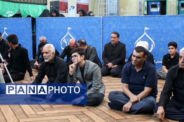 مراسم سوگواری ابا عبدالله در هیات رزمندگان اسلام شهرستان خرامه 
