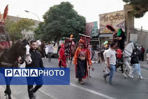 برگزاری آیین سوگواری کاروان عشق همزمان با شروع ماه صفر در شهرستان سبزوار