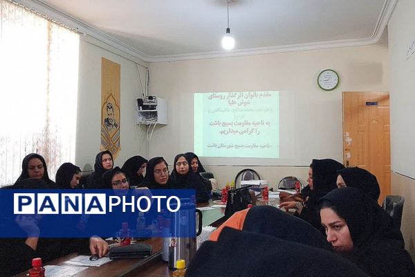 نشست هم‌اندیشی بانوان تأثیرگذار روستای شوش در باشت