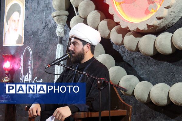 مراسم عزاداری شب هفتم ماه محرم الحرام در هیات مکتب‌‌‌الزهرا حاجی‌آباد 