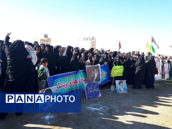 رزمایش اقتدار بسیجیان شهرستان بردسکن 