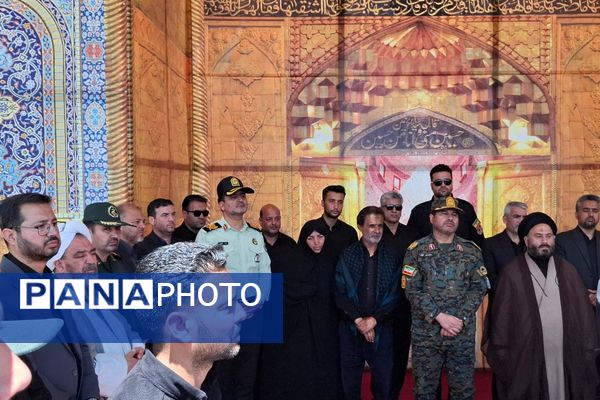 مراسم وداع با شهید امیرحسین مزینی در فریمان