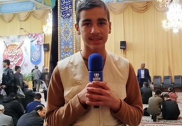 مراسم ولادت حضرت امام حسین (ع) در شهرستان کاشمر برگزار شد