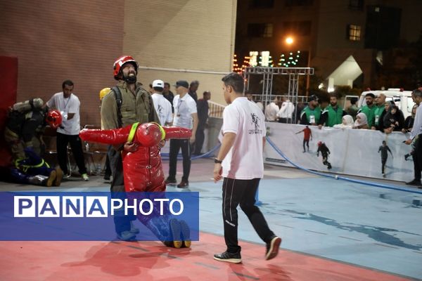 مسابقات عملیاتی ورزشی آتش‌نشانان در مشهد