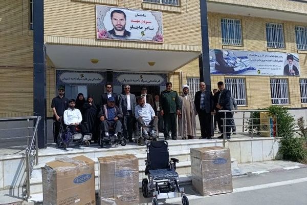 اهدا سه عدد ویلچر برقی به مدد جویان بهزیستی شیروان