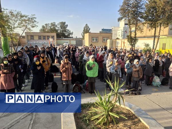 مراسم صبحگاه در شهرستان کاشمر