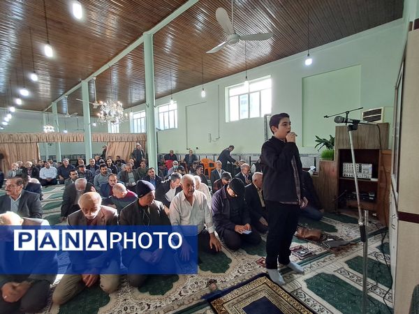 اقامه نماز عید سعید فطر در مسجد جامع جمنان قائمشهر